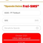 Frei-SMS KOSTENLOS spenden!